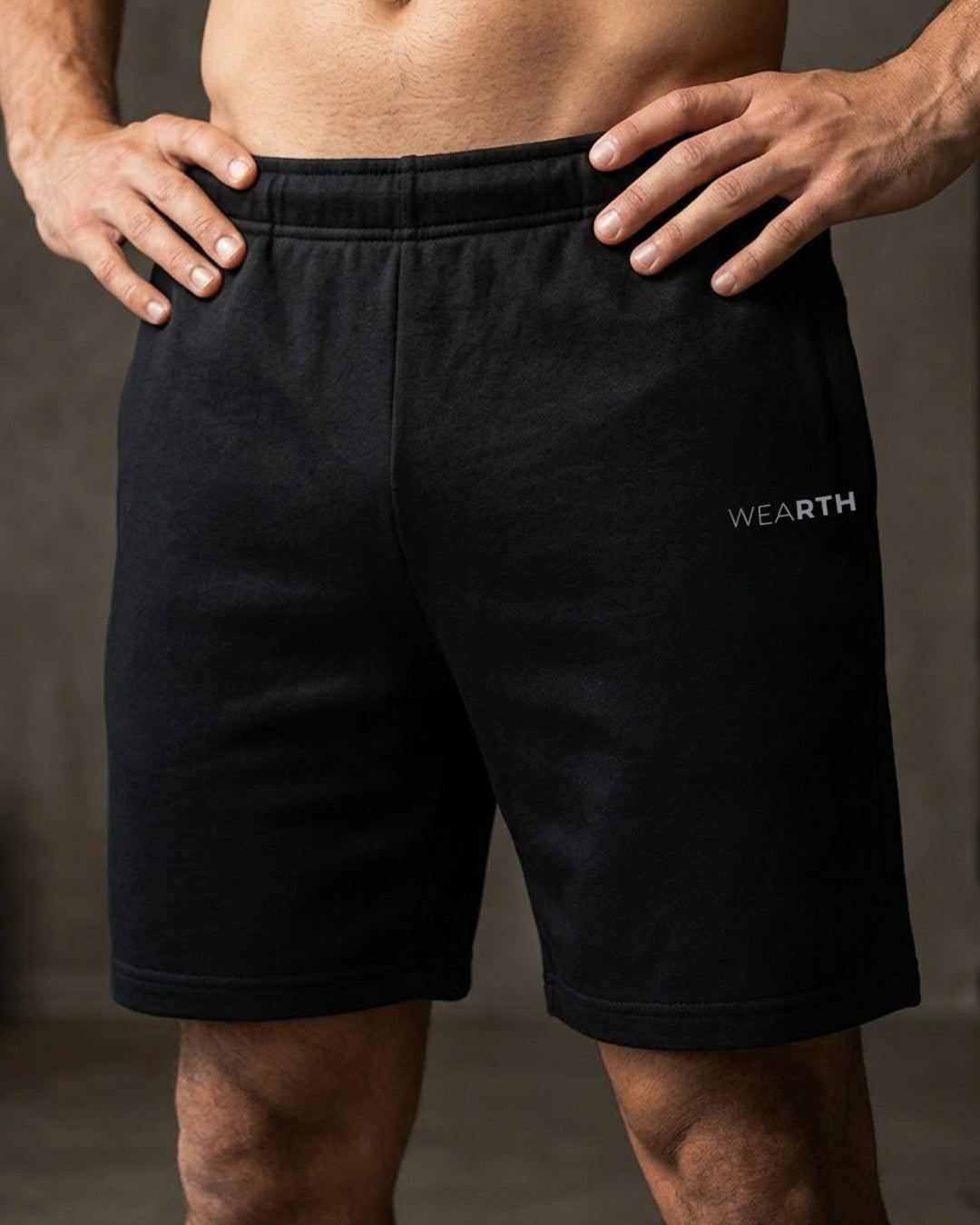 WEARTH men black shorts WEARTH men black shorts
