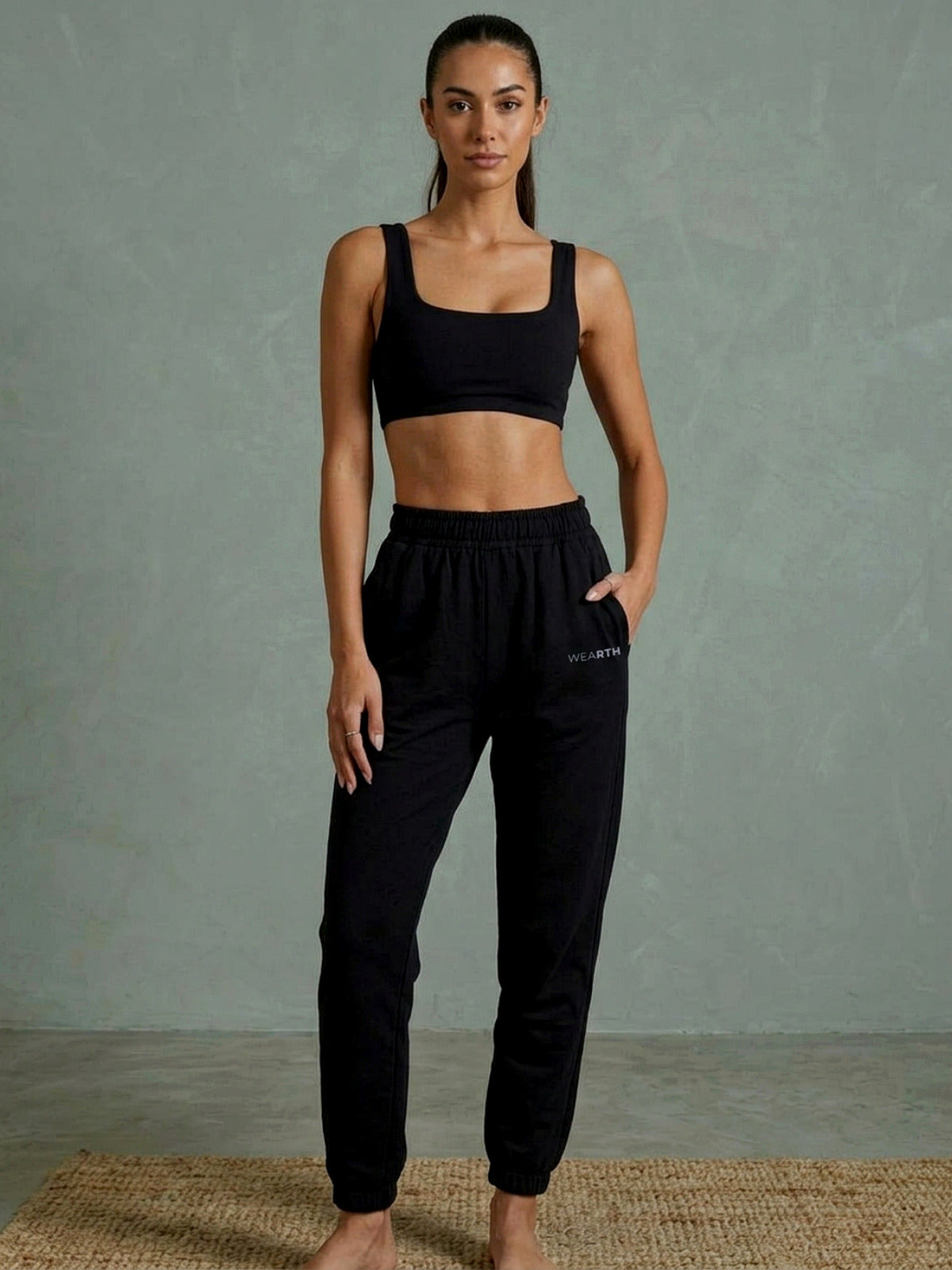 Everyday Joggers in Black, eucalyptus fibre activewear, no polyester Everyday Joggers in Black, eucalyptus fibre activewear, no polyester
