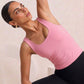 Pink tank, reach, eucalyptus fibre activewear by WEARTH India