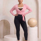 Pink wrap, full body, eucalyptus fibre activewear by WEARTH India