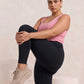 Pink tank, knee, eucalyptus fibre activewear by WEARTH India