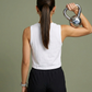 WEARTH Power Crop — Back View — Plant-Based Fabric