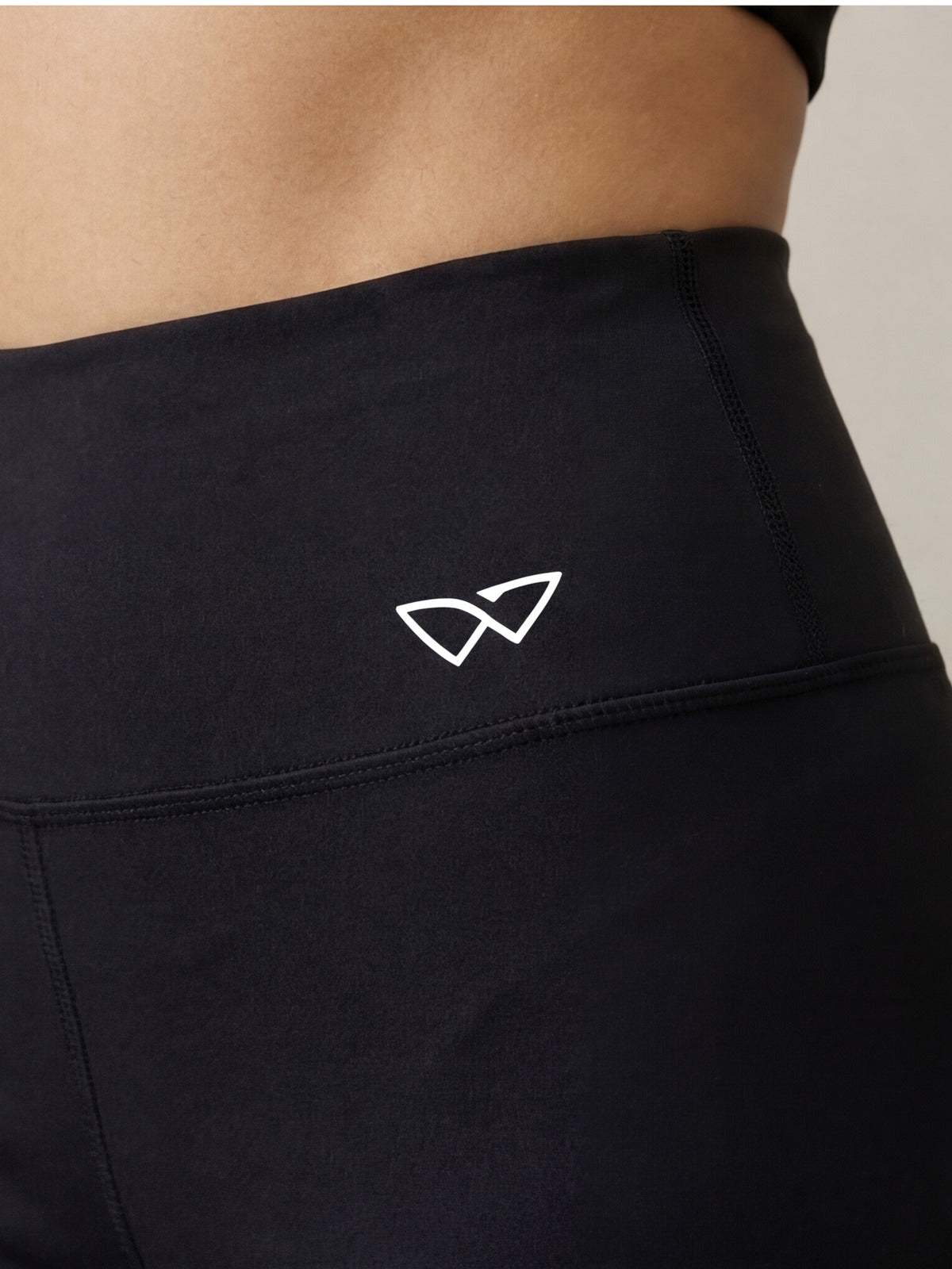 PDP:Black-02, black biker shorts — plant-based eucalyptus activewear by WEARTH India