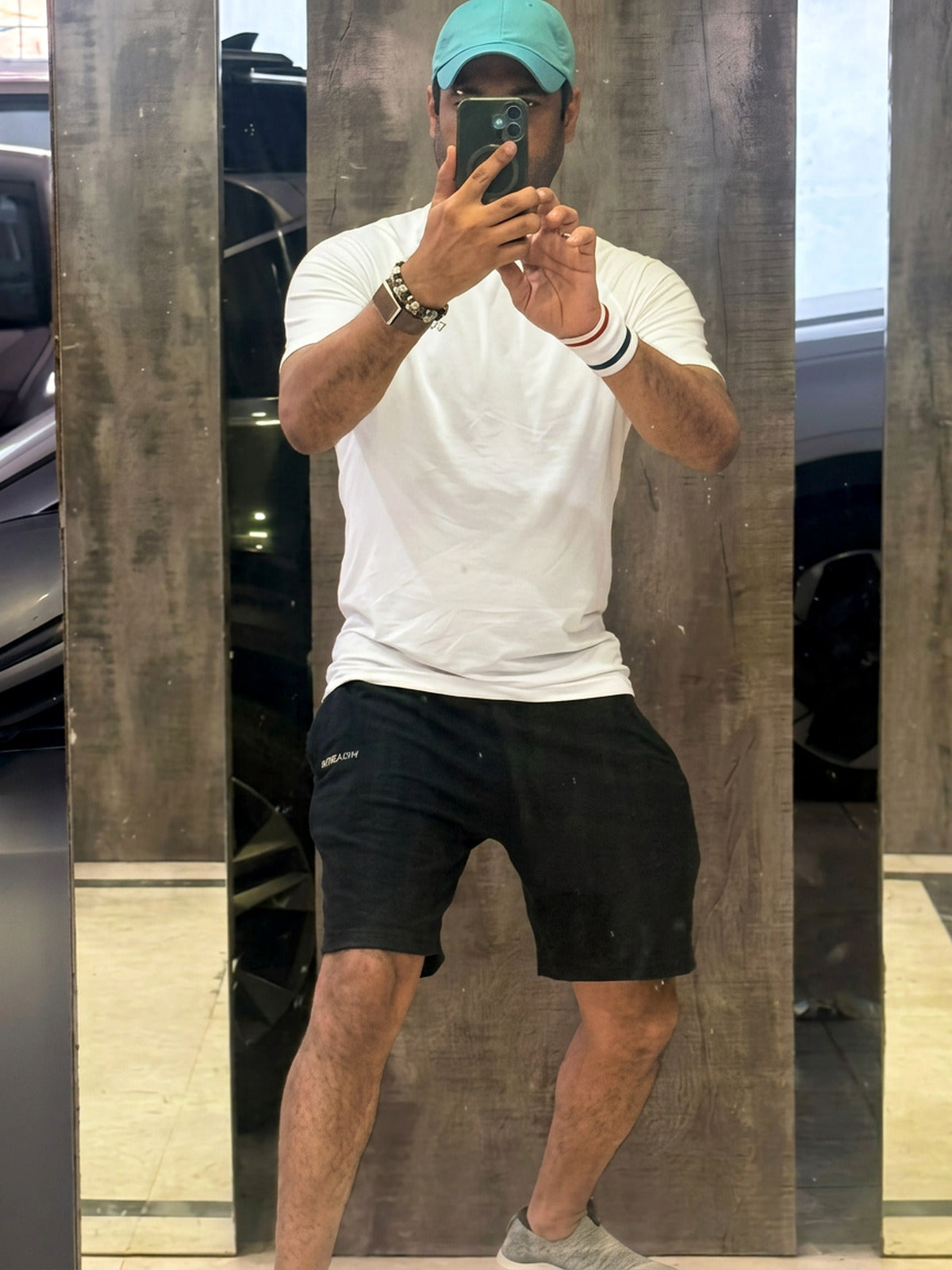 Real customer wearing WEARTH Motion Tee