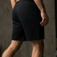 Essential Shorts, Black — everyday eucalyptus training short, eucalyptus fibre activewear by WEARTH India