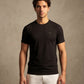 Motion Tee, Black — raglan eucalyptus motion tee, eucalyptus fibre activewear by WEARTH India