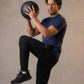 Motion Tee, Navy — raglan eucalyptus motion tee, eucalyptus fibre activewear by WEARTH India