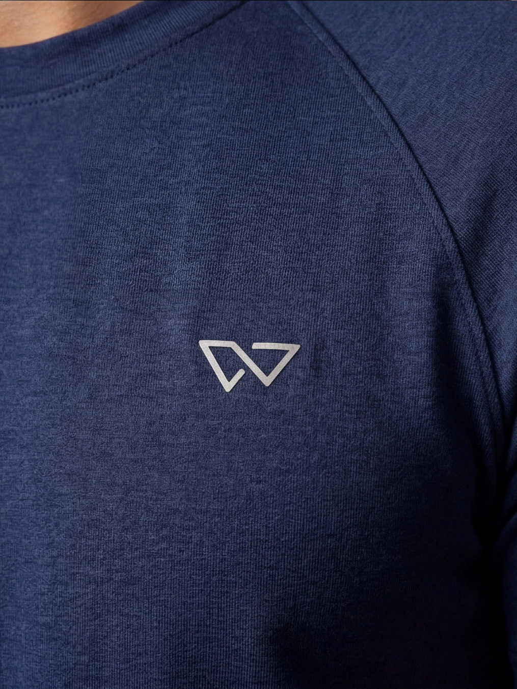 Motion Tee in Navy, eucalyptus fibre activewear, no polyester