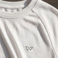 Motion Tee, White — raglan eucalyptus motion tee, eucalyptus fibre activewear by WEARTH India