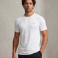 Motion Tee, White — raglan eucalyptus motion tee, eucalyptus fibre activewear by WEARTH India