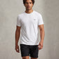 Motion Tee, White — raglan eucalyptus motion tee, eucalyptus fibre activewear by WEARTH India
