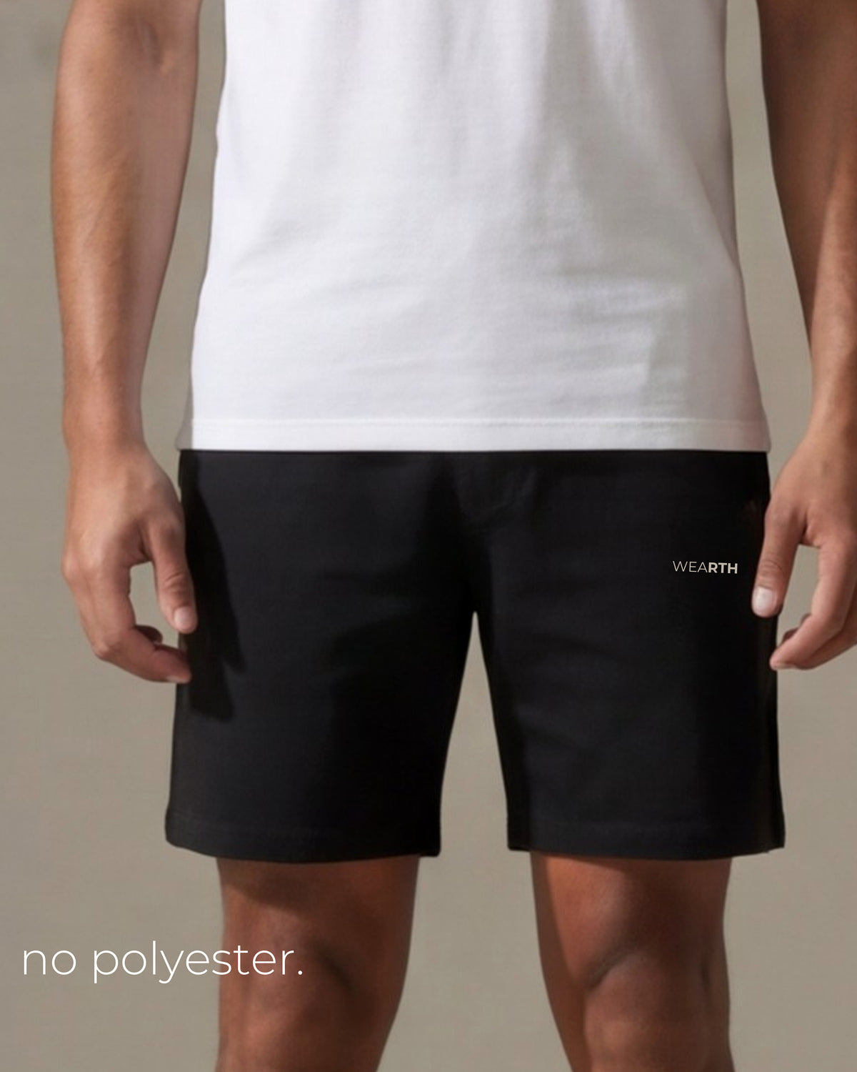 WEARTH men black shorts