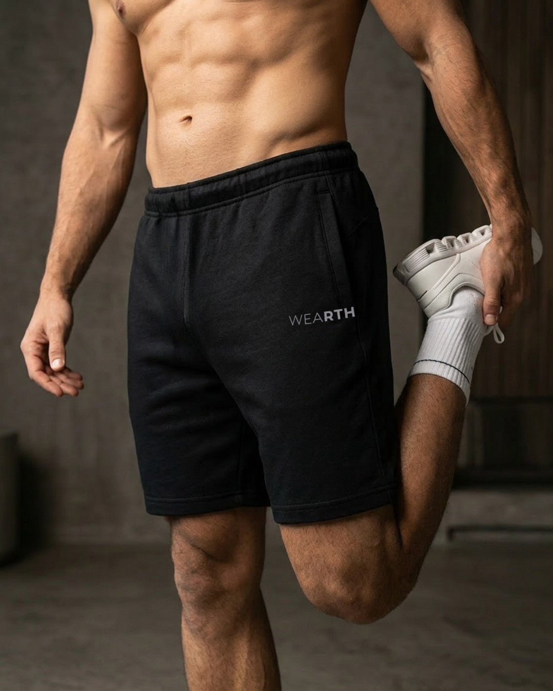 WEARTH men black shorts