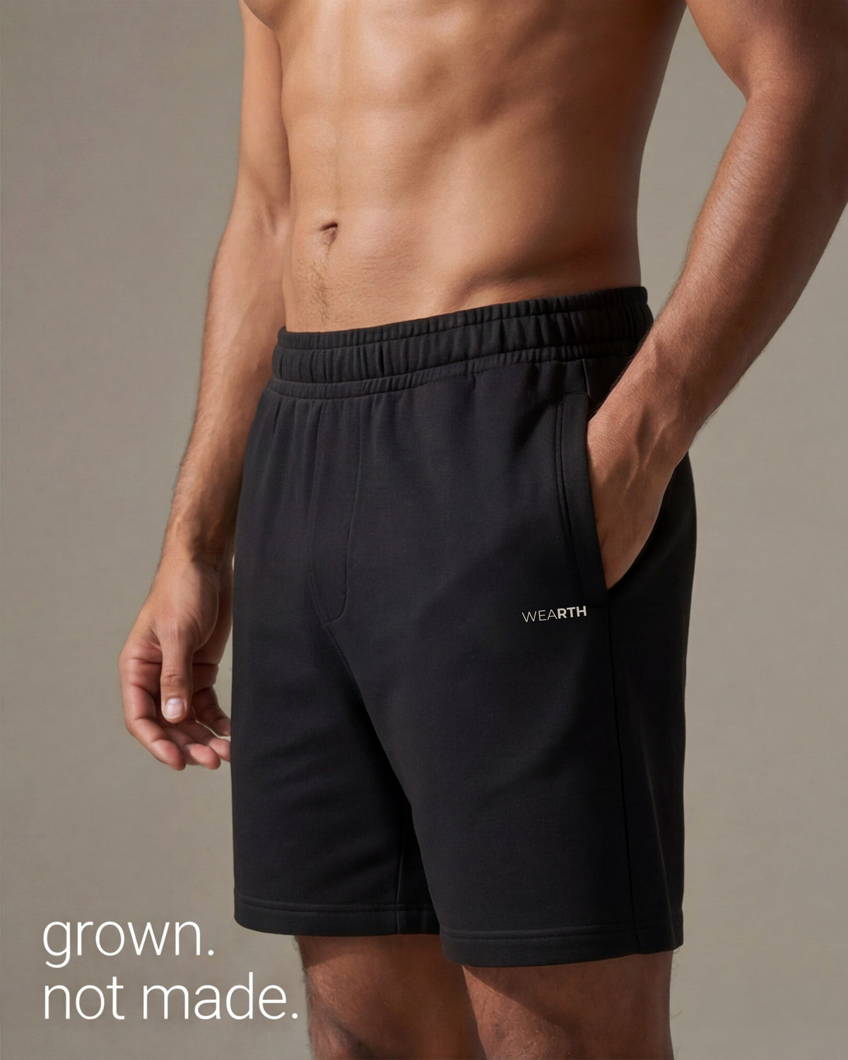 WEARTH men black shorts