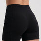Biker Shorts in Black, eucalyptus fibre activewear, no polyester