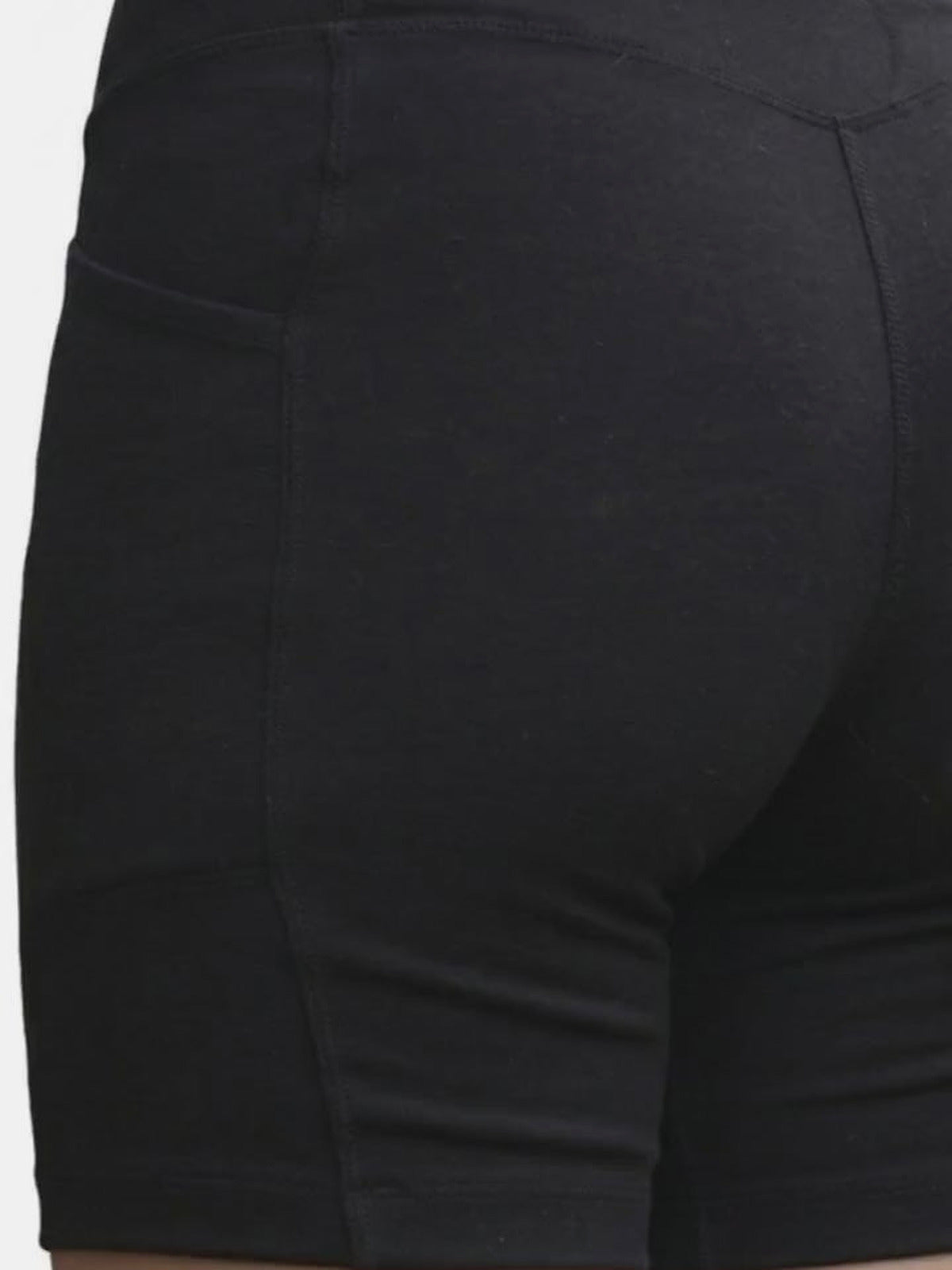 Biker Shorts in Black, eucalyptus fibre activewear, no polyester