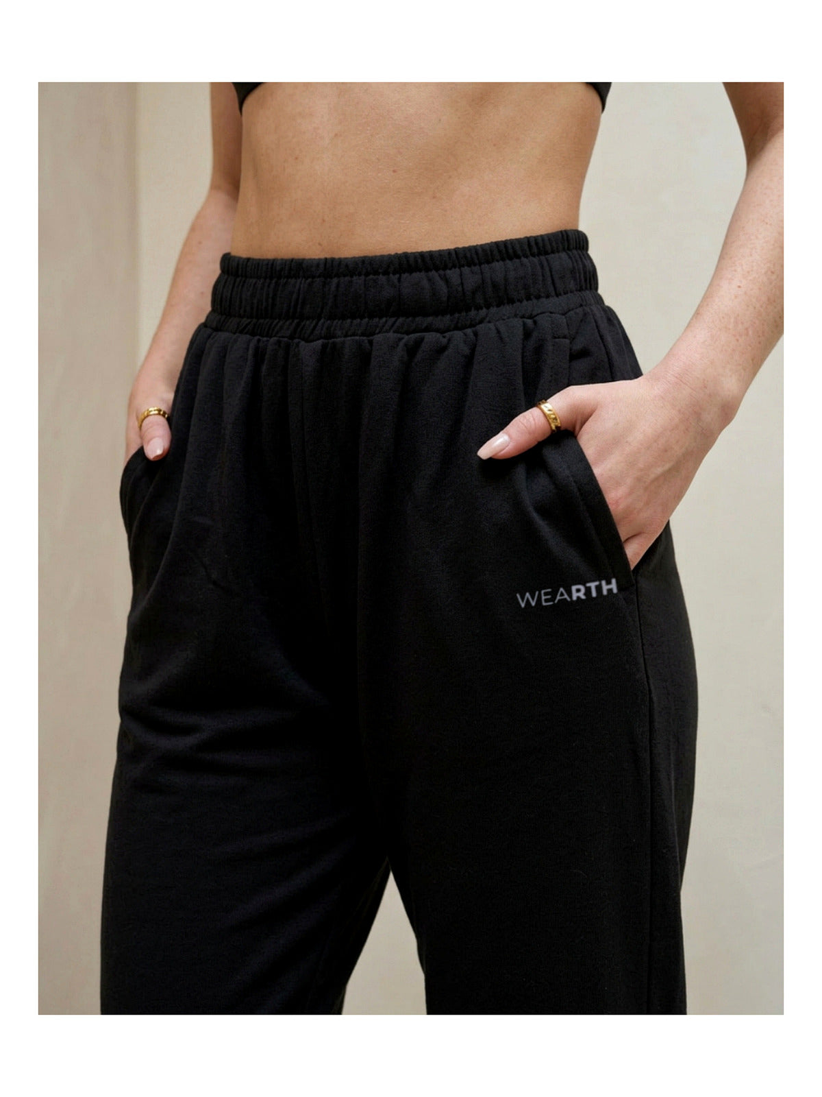 Everyday Joggers in Black, eucalyptus fibre activewear, no polyester