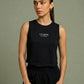 The Hold Crop in Black, eucalyptus fibre activewear, no polyester