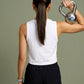 The Hold Crop in Black, eucalyptus fibre activewear, no polyester